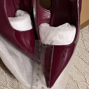 SOLD - Cherry red heels sling back